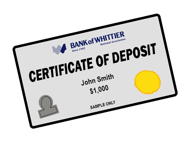 Certificates of deposit