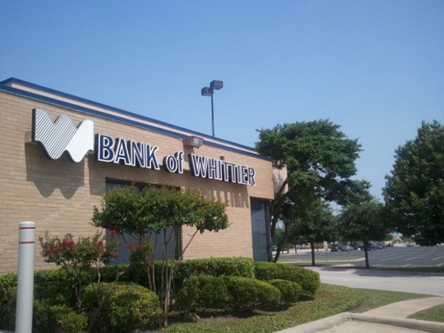 Bank of Whittier Texas Branch
